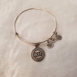 Alex and Ani Chi Omega Sorority Bangle Bracelet